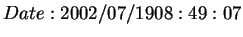 $Date: 2002/07/19 08:49:07 $