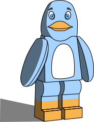 Freedo represented as a small plastic toy. Image by Jason Self from https://jxself.org/git/?p=freedo.git.