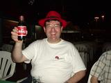 This is me in Manaus,
      Amazonas, having dinner after my talk at I Encontro de Software
      Livre do Amazonas, in October, 2003.  Picture taken by Paulino
      Michelazzo.